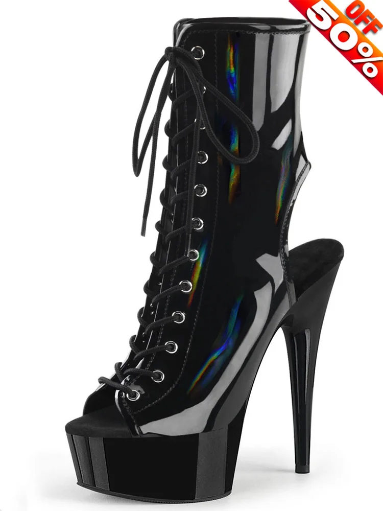 Женские экзотические ботинки на платформе 6 дюймов, готические, для ночных клубов, модные, на шнуровке, с тонким открытым носком, гладиаторы, для кроссдрессинга, для танцев на пилоне, для стриптиза
Женские экзотические ботинки на платформе 6 дюймов, готические, для ночных клубов, модные, на шнуровке, с тонким открытым носком, гладиаторы, для кроссдрессинга, для танцев на пилоне, для стриптиза