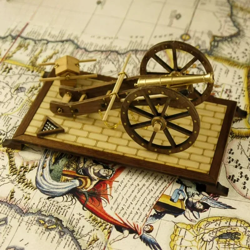 Handmade Solid Wood DIY Assembly Model Metal Cannon Miniature Scene Napoleon Field Cannon Model Making Kit
Handmade Solid Wood DIY Assembly Model Metal Cannon Miniature Scene Napoleon Field Cannon Model Making Kit