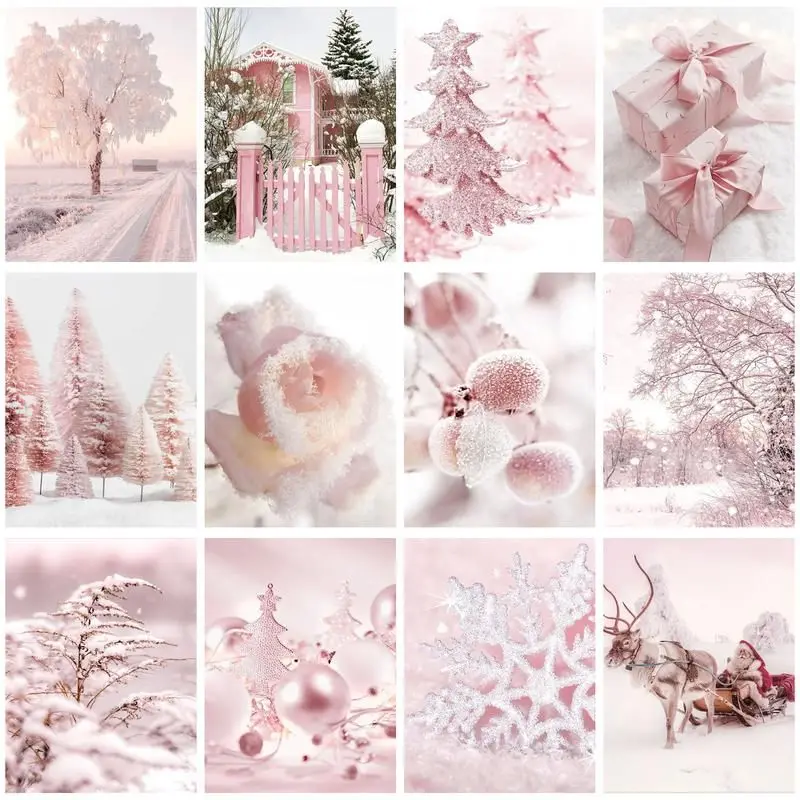 CHENISTORY Paint By Number Pink Winter Landscape Hand Painted Paintings Drawing On Canvas Pictures By Numbers Kits Home Decor
CHENISTORY Paint By Number Pink Winter Landscape Hand Painted Paintings Drawing On Canvas Pictures By Numbers Kits Home Decor