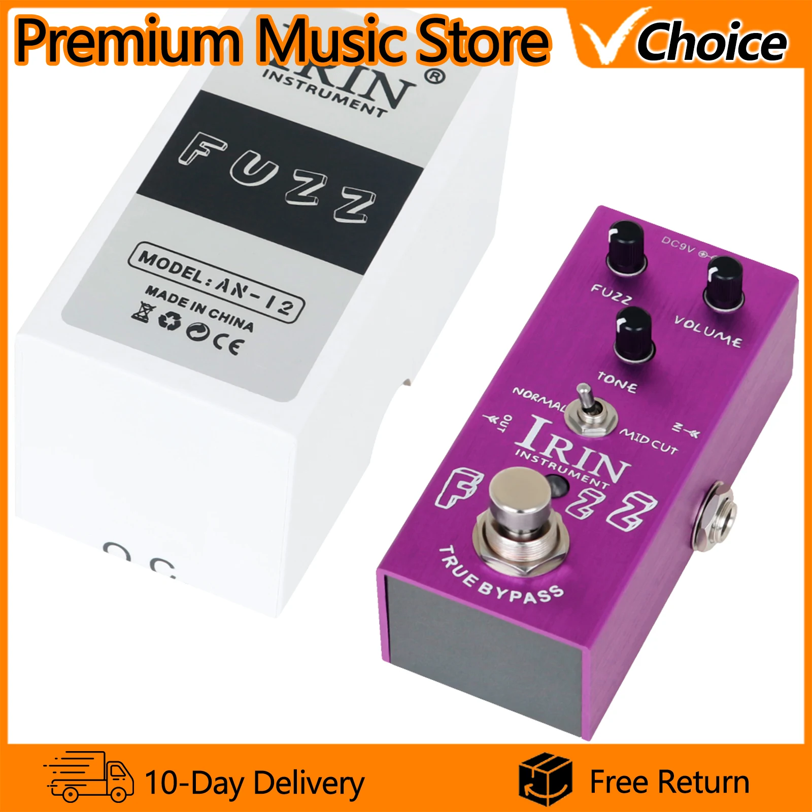 IRIN AN-12 Fuzz педаль эффектов для гитары Grainy Fuzz Vintage Rock эффекты искажения True Bypass педаль аксессуары для электрогитары
IRIN AN-12 Fuzz педаль эффектов для гитары Grainy Fuzz Vintage Rock эффекты искажения True Bypass педаль аксессуары для электрогитары