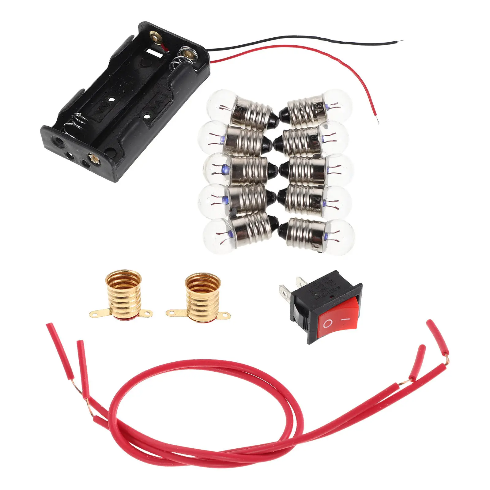 Набор для экспериментов по электричеству для детей: 4 комплекта, мини-лампочки, держатели, коробка, выключатель, электрическая цепь
Набор для экспериментов по электричеству для детей: 4 комплекта, мини-лампочки, держатели, коробка, выключатель, электрическая цепь