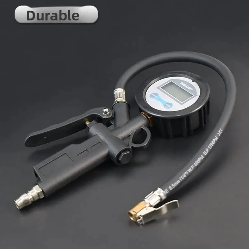 Custom High Accuracy TPMS Digital Tire Inflator Gauge with Air Chuck – Car Truck Tire Pressure Monitoring Tool
Custom High Accuracy TPMS Digital Tire Inflator Gauge with Air Chuck – Car Truck Tire Pressure Monitoring Tool