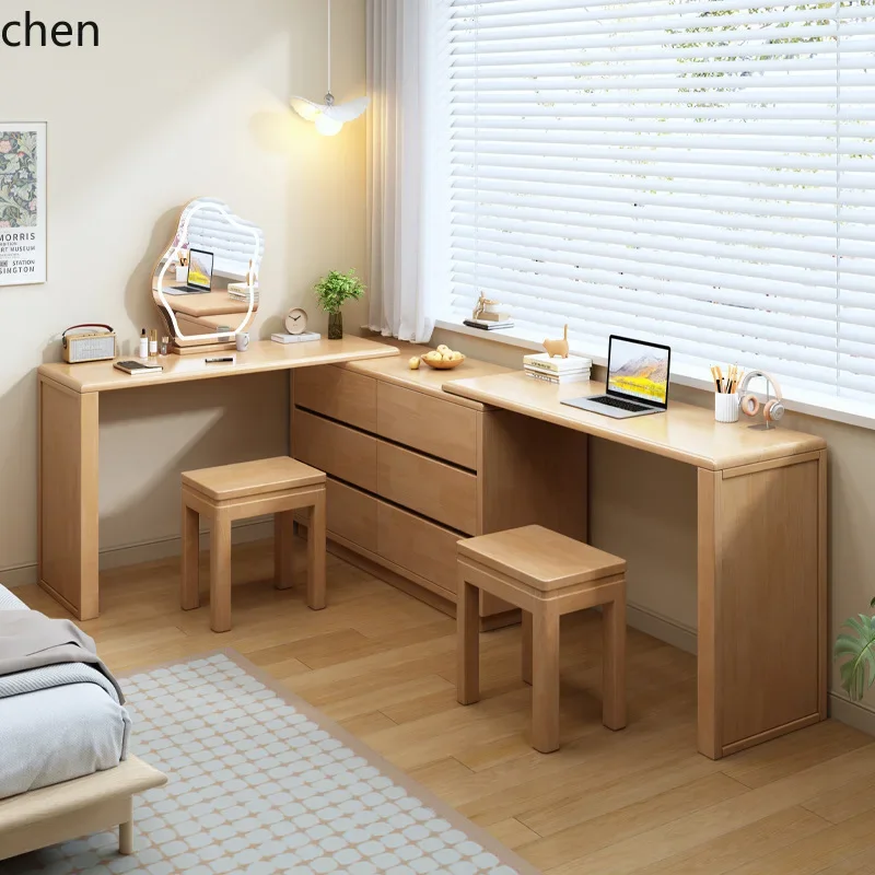 b7- Solid Wood Dressing Table New Model New Chinese Style Small Makeup Table of Drawers Integrated Bedside Cabinet Extendable
b7- Solid Wood Dressing Table New Model New Chinese Style Small Makeup Table of Drawers Integrated Bedside Cabinet Extendable