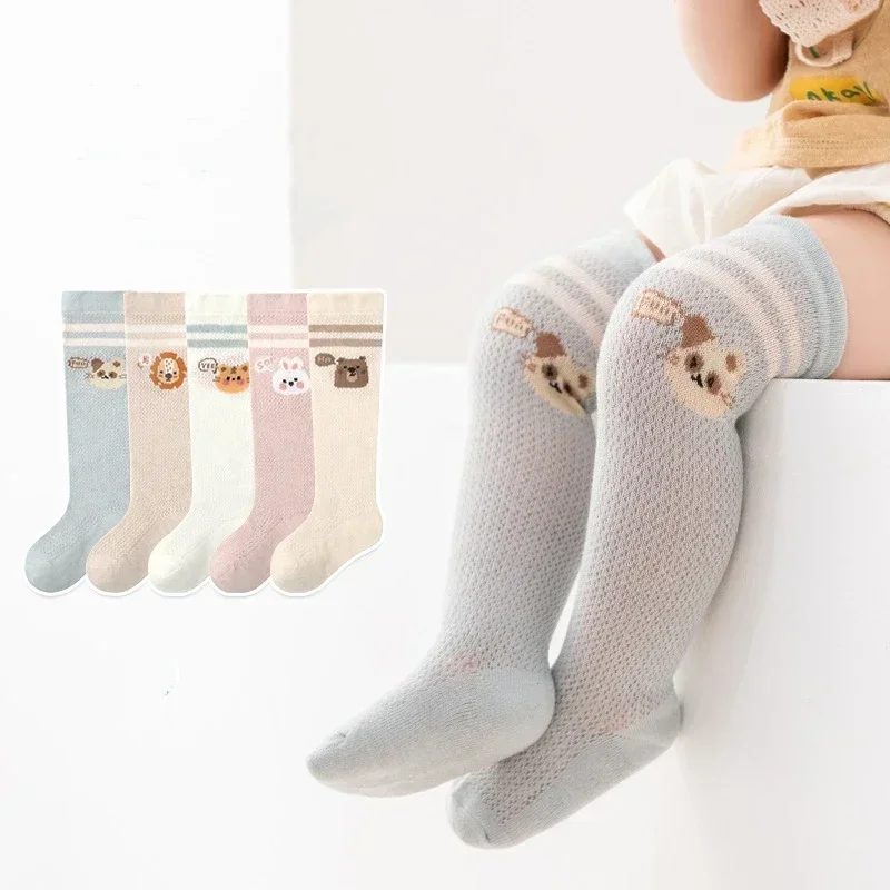 Breathable Thin Baby Girls Boys Sports Striped Socks Children Elastic Mesh Socks Kids Knee High Long Socks Hollow Out Stockings
Breathable Thin Baby Girls Boys Sports Striped Socks Children Elastic Mesh Socks Kids Knee High Long Socks Hollow Out Stockings