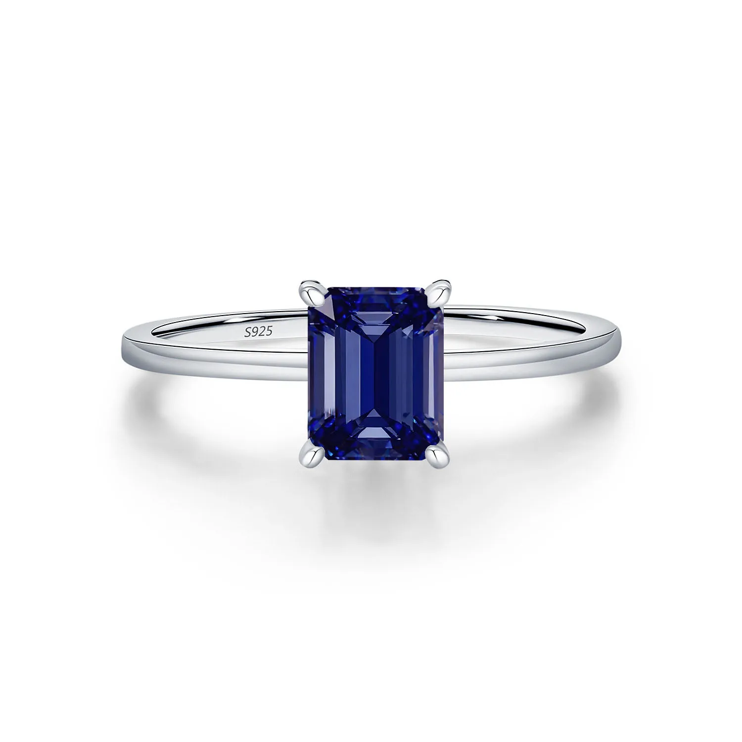 New Tanzanian Sapphire Ring Women's S925 Sterling Silver Plain Ring Diamond Ring Minimalist Series Ring
New Tanzanian Sapphire Ring Women's S925 Sterling Silver Plain Ring Diamond Ring Minimalist Series Ring