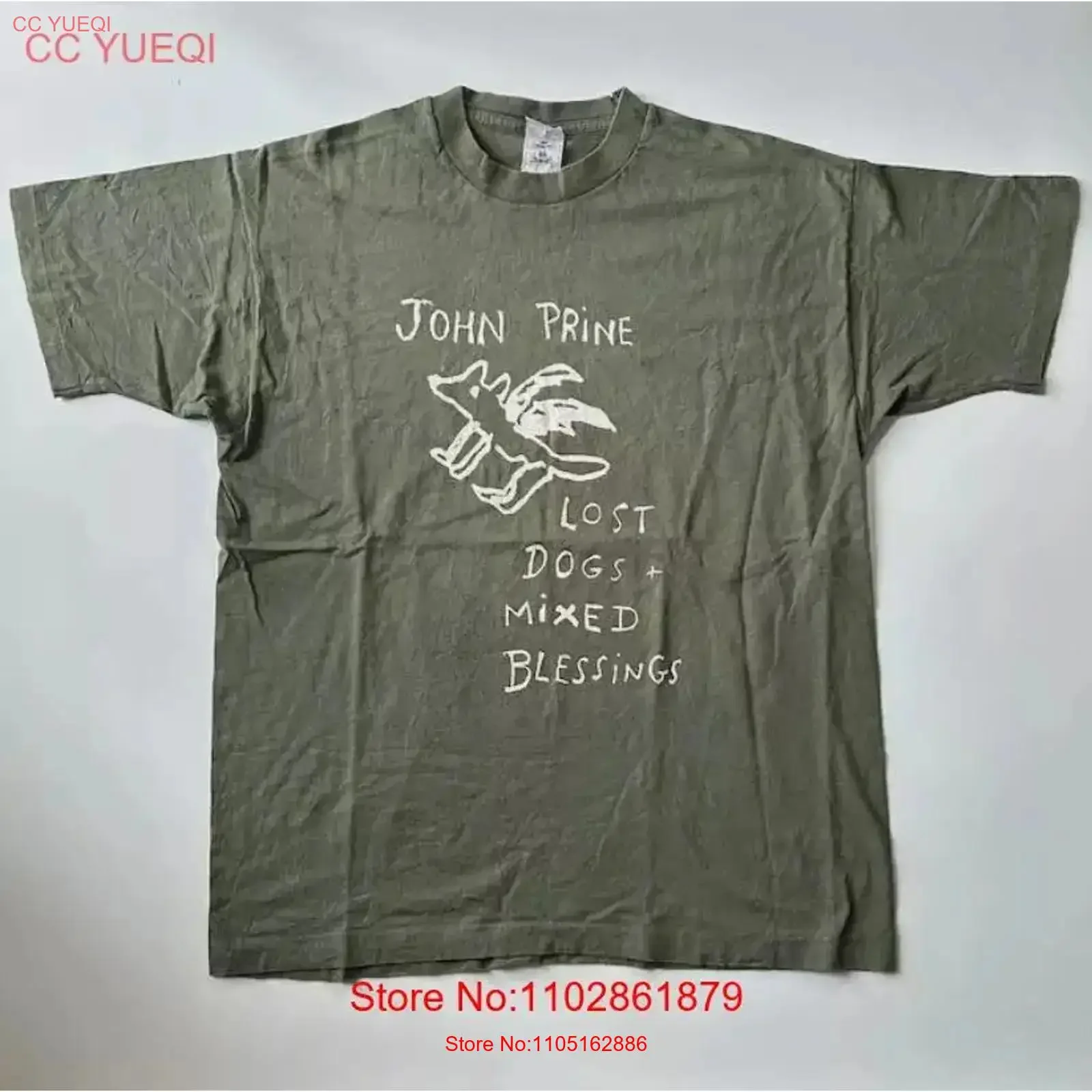 Футболка смешанных благословений 90-х годов John Prine Lost Dogs S 5XL, винтажный потертый топ для повседневной носки, дизайнерская одежда, удобная
Футболка смешанных благословений 90-х годов John Prine Lost Dogs S 5XL, винтажный потертый топ для повседневной носки, дизайнерская одежда, удобная