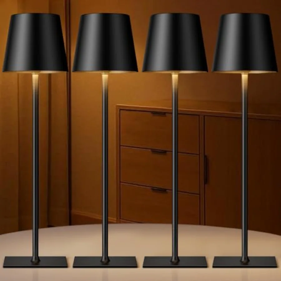Cordless Rechargeable Table Lamp, Portable Desk Lamp with 5000mAh Battery, Touch Control Stepless Dimming, Wireless Night Light
Cordless Rechargeable Table Lamp, Portable Desk Lamp with 5000mAh Battery, Touch Control Stepless Dimming, Wireless Night Light