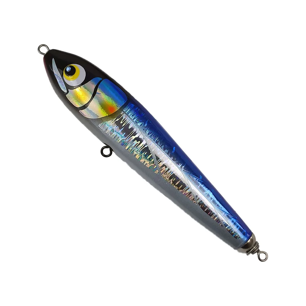Cubera Carpenter Wood Floating Popper Stickbait Fishing Lure for Medium And Heavy Popping for GT, Kingfish, BluefinTuna
Cubera Carpenter Wood Floating Popper Stickbait Fishing Lure for Medium And Heavy Popping for GT, Kingfish, BluefinTuna