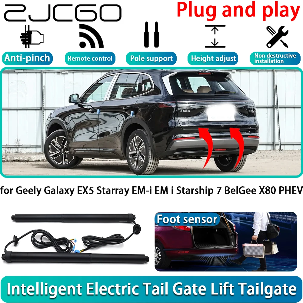 for Geely Galaxy EX5 Starray EM-i EM i Starship 7 BelGee X80 PHEV Powered Tailgate Power Liftgate Automatic Tailgate System
for Geely Galaxy EX5 Starray EM-i EM i Starship 7 BelGee X80 PHEV Powered Tailgate Power Liftgate Automatic Tailgate System