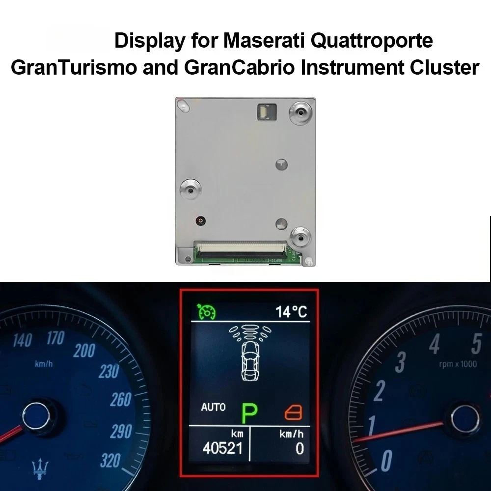 3.5" LCD Display For Maserati Quattroporte 2008-2012 Speedometer 249709 243146
3.5" LCD Display For Maserati Quattroporte 2008-2012 Speedometer 249709 243146