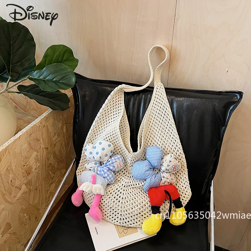 Disney Mickey 2025 Новая женская сумка, модная женская вязаная сумка высокого качества, универсальная пляжная сумка для хранения плакатов с героями мультфильмов
Disney Mickey 2025 Новая женская сумка, модная женская вязаная сумка высокого качества, универсальная пляжная сумка для хранения плакатов с героями мультфильмов