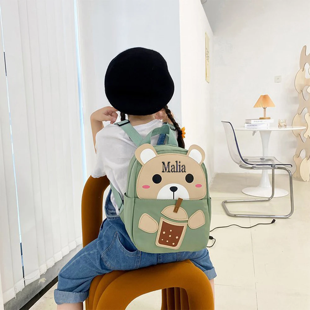 Cute Bear Fashion Boys and Girls Backpack Personalized Name Princess Kindergarten Backpack Customized Little Girl Snack Backpack
Cute Bear Fashion Boys and Girls Backpack Personalized Name Princess Kindergarten Backpack Customized Little Girl Snack Backpack