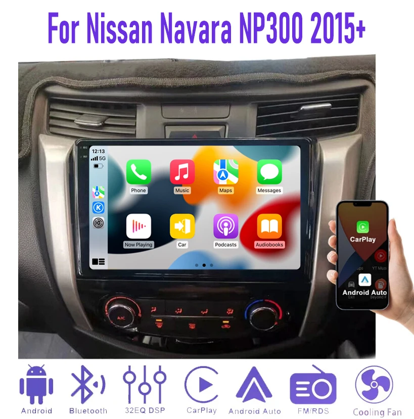 GPS BT 10" For Nissan Navara NP300 RX ST 15+ Multimedia Player Apple Carplay Android 13 Auto Wireless WIFI Navigation 4GB-64GB
GPS BT 10" For Nissan Navara NP300 RX ST 15+ Multimedia Player Apple Carplay Android 13 Auto Wireless WIFI Navigation 4GB-64GB