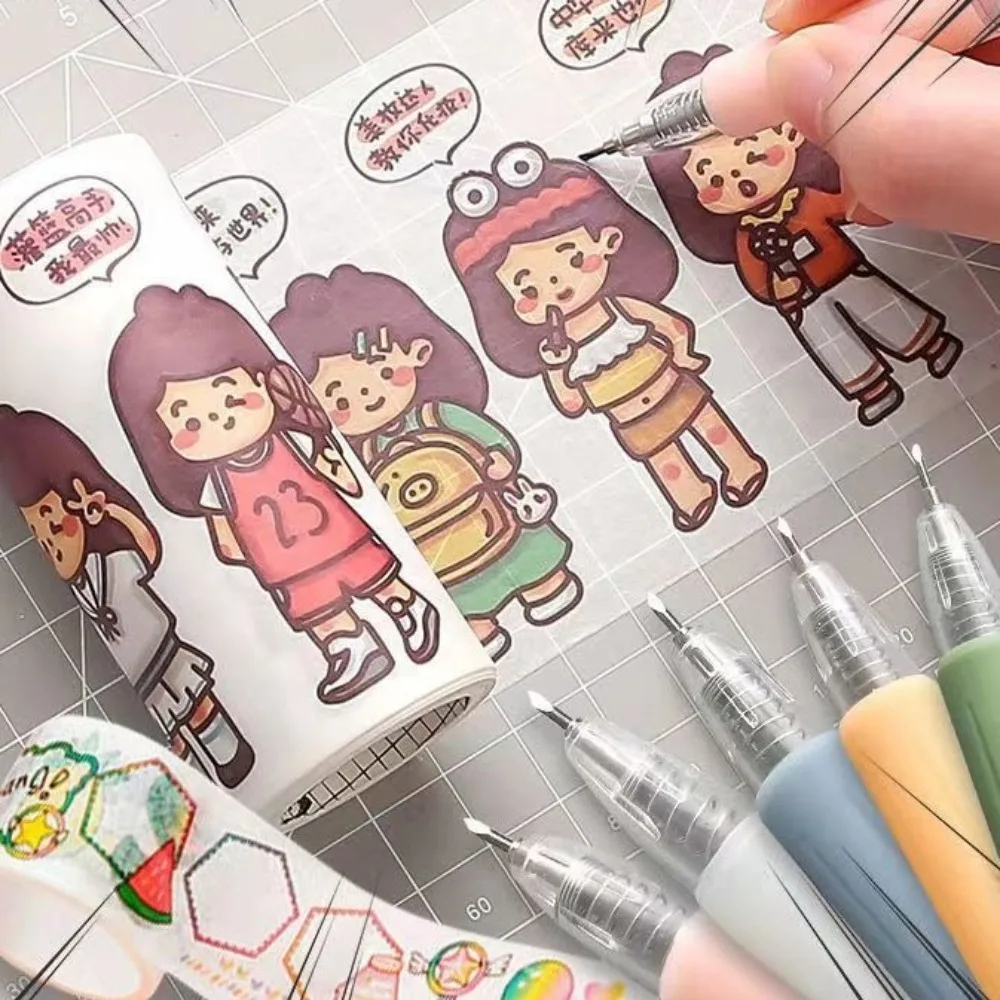 Creative Cut Paper Pen Knife DIY Craft Student Utility Knife Pen Tape Cutter Pen Student
Creative Cut Paper Pen Knife DIY Craft Student Utility Knife Pen Tape Cutter Pen Student