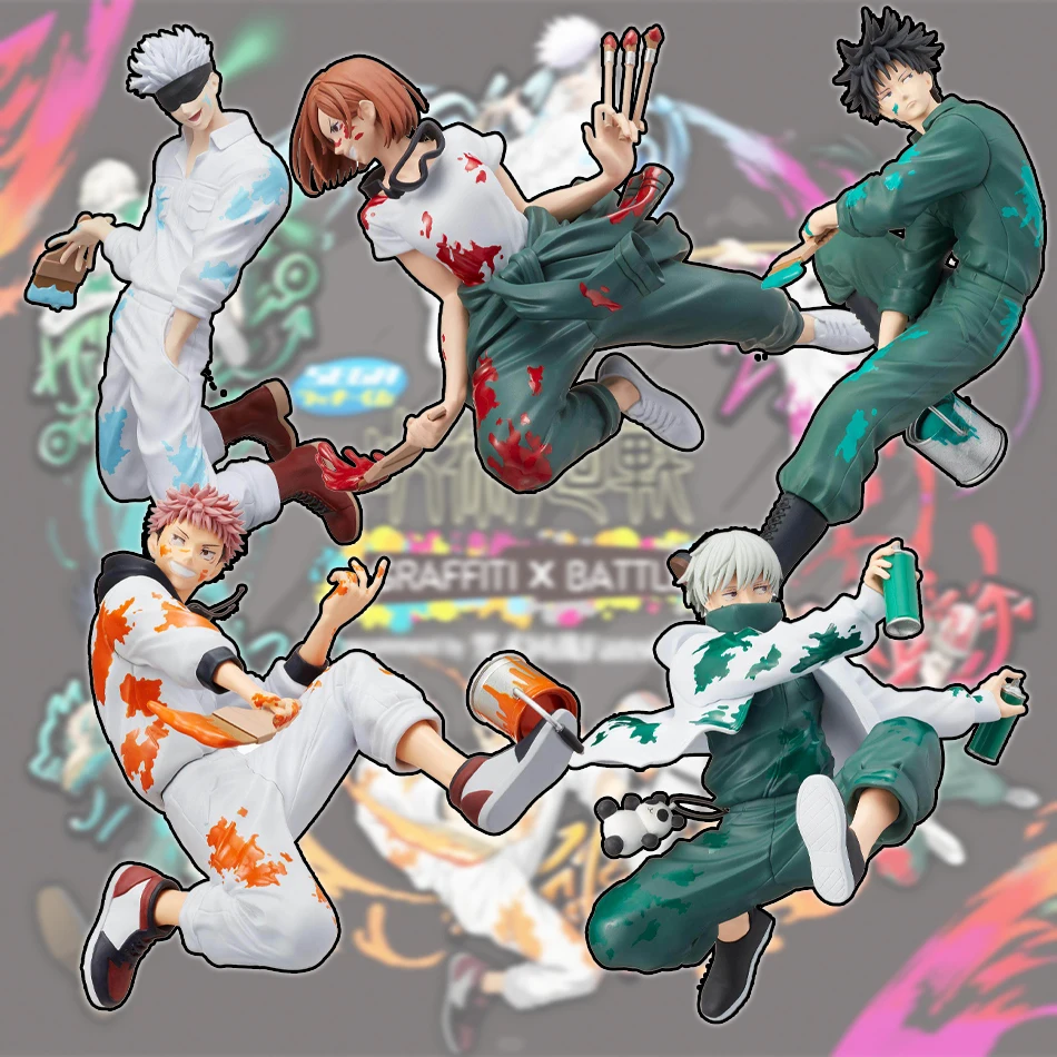 In Stock Jujutsu Kaisen Graffiti Battle Anime Action Figures Fushiguro Megumi Kugisaki Nobara PVC Collectible Model Toys
In Stock Jujutsu Kaisen Graffiti Battle Anime Action Figures Fushiguro Megumi Kugisaki Nobara PVC Collectible Model Toys