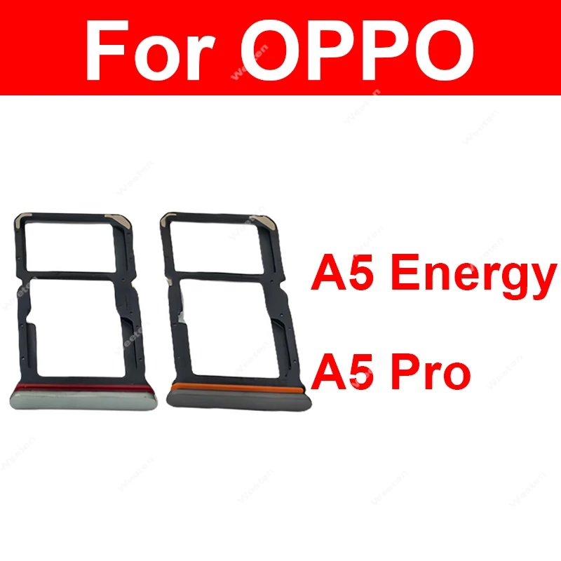 For OPPO A5 Energy A5 Pro 4G 5G Sim Card Tray Holder Sim Card Slot Reader Adapter Replacement Repair Parts
For OPPO A5 Energy A5 Pro 4G 5G Sim Card Tray Holder Sim Card Slot Reader Adapter Replacement Repair Parts