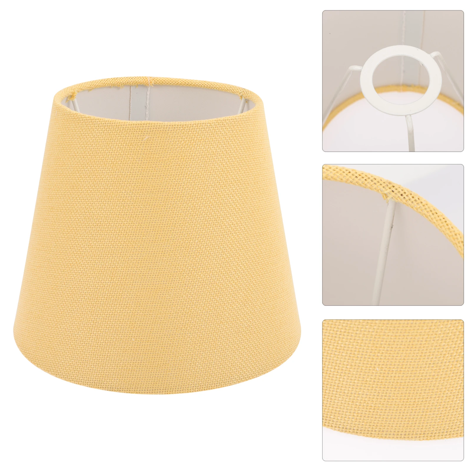 Conical Round Lampshade Small Desk Shades Table Light Cover Home Bedroom Study E14 Retro Cloth Iron Durable Practical
Conical Round Lampshade Small Desk Shades Table Light Cover Home Bedroom Study E14 Retro Cloth Iron Durable Practical