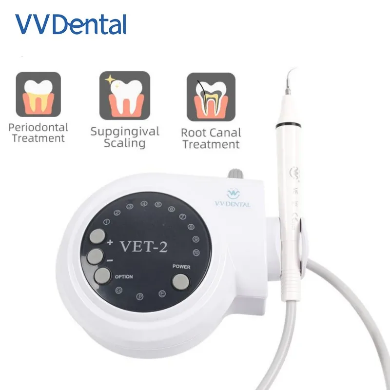 VV Dental Root Canal Therapy Ultrasonic Dental Cleaning Machine Portable Dental Equipment With LED Light Handpiece Free 5 Tips
VV Dental Root Canal Therapy Ultrasonic Dental Cleaning Machine Portable Dental Equipment With LED Light Handpiece Free 5 Tips
