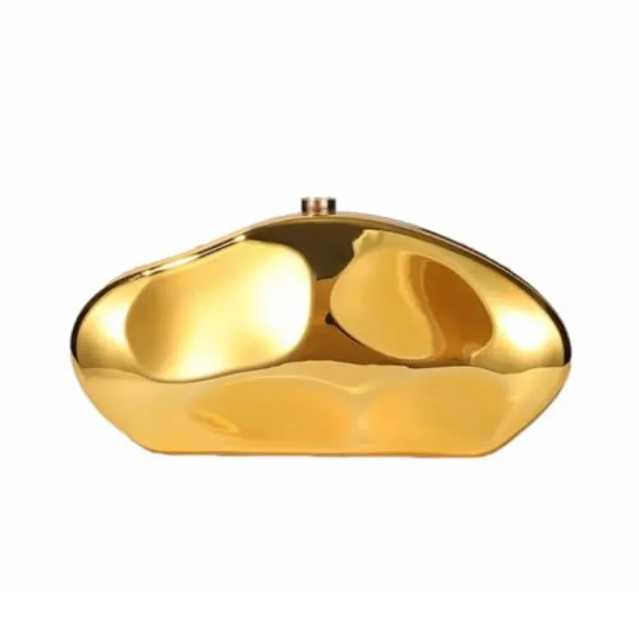 Shell Shape Acrylic Clutch Trendy Metallic Acrylic Evening Bag Shiny Egg Purses and Handbags for Women Wedding Party
Shell Shape Acrylic Clutch Trendy Metallic Acrylic Evening Bag Shiny Egg Purses and Handbags for Women Wedding Party