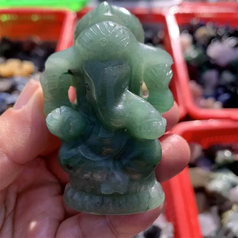 Натуральный но Авантюрин Ганеша слон кристалл резьба фигурка офисная настольная мебель украшение дома подарок 1 шт.
Натуральный но Авантюрин Ганеша слон кристалл резьба фигурка офисная настольная мебель украшение дома подарок 1 шт.