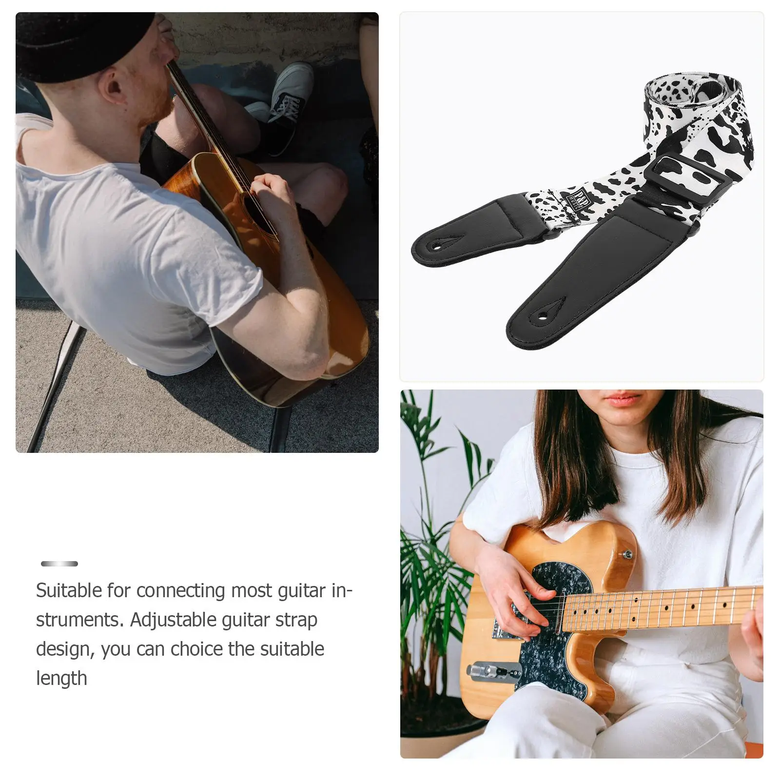 Guitar Strap Electric Adjustable Polyester Shoulder Belt Accessories Acoustic Pad Durable Longevity Practical Gift
Guitar Strap Electric Adjustable Polyester Shoulder Belt Accessories Acoustic Pad Durable Longevity Practical Gift