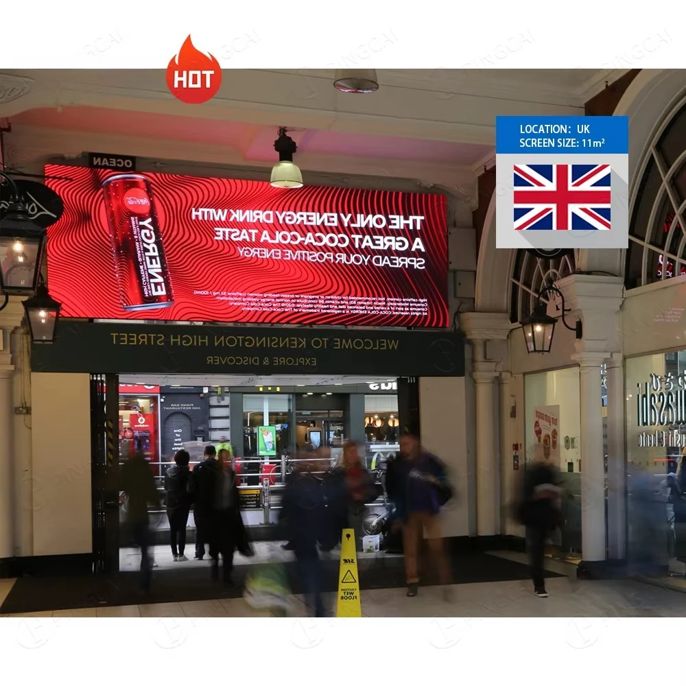 Горячий продавать: Крытый P1.86 5,5 м x 2 м 18,04x6,56 футов полноцветный светодиодный настенный экран для видеосъемки в Великобритании, Лондон, Кенсингтон, улица
Горячий продавать: Крытый P1.86 5,5 м x 2 м 18,04x6,56 футов полноцветный светодиодный настенный экран для видеосъемки в Великобритании, Лондон, Кенсингтон, улица