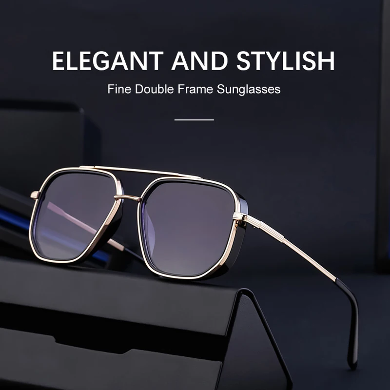 Fashion Sunglasses European and American Metal Small Square Frame Korean Version Glasses Retro Square Sunglasses UV Protection
Fashion Sunglasses European and American Metal Small Square Frame Korean Version Glasses Retro Square Sunglasses UV Protection
