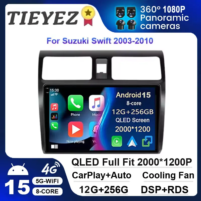 Android 15 для Suzuki Swift 2003-2010, автомобильный радиоприемник, мультимедийный GPS-плеер, авто стерео, видеонавигация, Carplay 2Din DSP WIFI BT DVD
Android 15 для Suzuki Swift 2003-2010, автомобильный радиоприемник, мультимедийный GPS-плеер, авто стерео, видеонавигация, Carplay 2Din DSP WIFI BT DVD