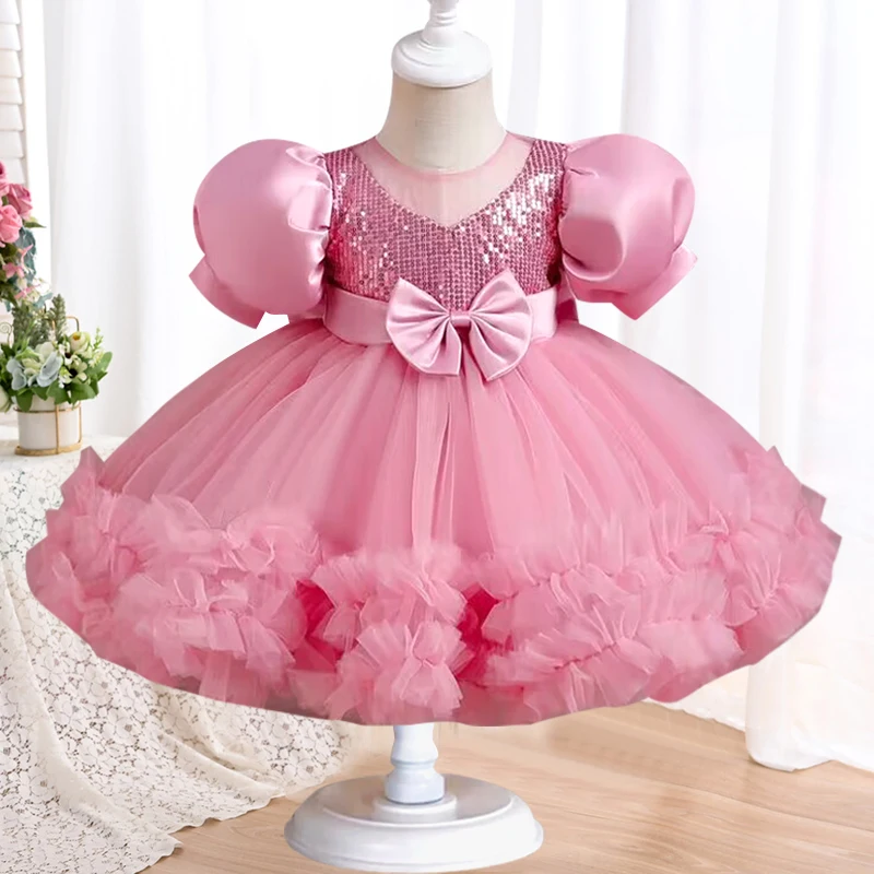 2023 Baby Girl Birthday Party Lace Dress Girl Princess Dress Wedding Flower Girl Dress+Hairband Baby Clothing
2023 Baby Girl Birthday Party Lace Dress Girl Princess Dress Wedding Flower Girl Dress+Hairband Baby Clothing