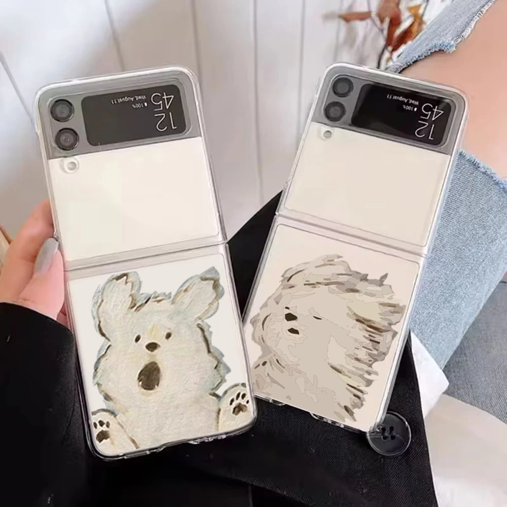 Cute Oil Painting Dog Phone Case For Samsung Galaxy Z Flip 6 ZFlip 5 Hard Folding Cover for Samsung ZFlip 4 3 7 Shell Fundas
Cute Oil Painting Dog Phone Case For Samsung Galaxy Z Flip 6 ZFlip 5 Hard Folding Cover for Samsung ZFlip 4 3 7 Shell Fundas