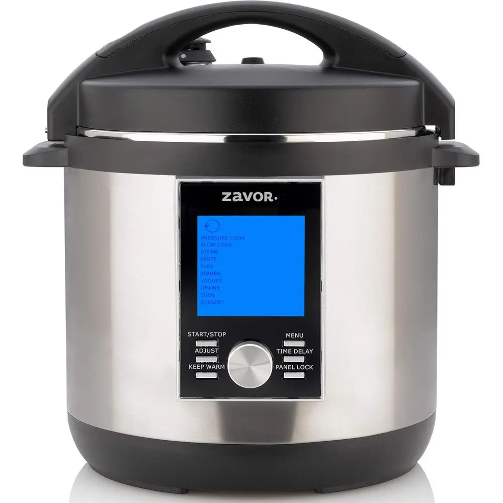 6 Quart Electric Multi-Cooker: Pressure Cooker, Slow Cooker, Rice Cooker, Yogurt Maker, Steamer - Stainless Steel
6 Quart Electric Multi-Cooker: Pressure Cooker, Slow Cooker, Rice Cooker, Yogurt Maker, Steamer - Stainless Steel