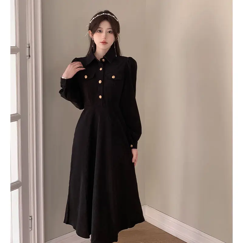 Autumn/Winter Retro Hepburn Style Dress For Women 2023 New French Temperament Waist Wrapped Solid Color Mid Length Slim Skirt
Autumn/Winter Retro Hepburn Style Dress For Women 2023 New French Temperament Waist Wrapped Solid Color Mid Length Slim Skirt