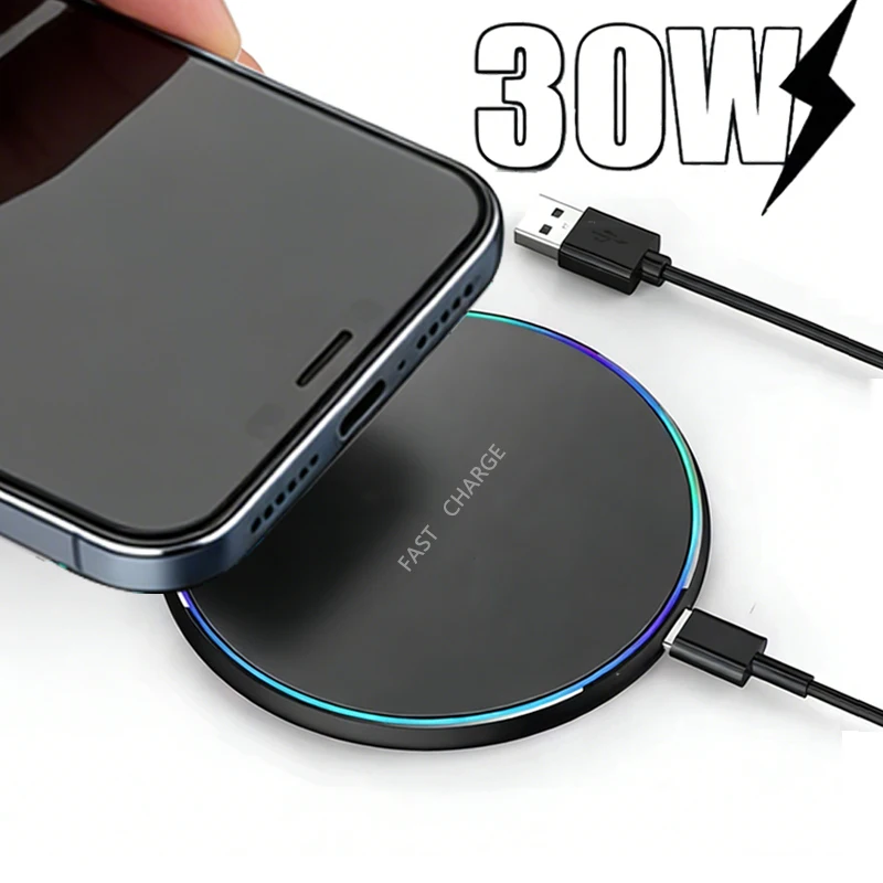 Mini Wireless Charger Pad For iPhone 17 16 15 14 13 12 Samsung Xiaomi Phone Led Light Induction Type C Fast Charging Station
Mini Wireless Charger Pad For iPhone 17 16 15 14 13 12 Samsung Xiaomi Phone Led Light Induction Type C Fast Charging Station