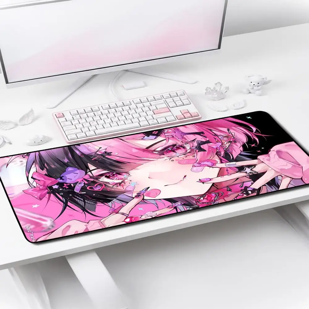 Kawaii Anime Girl Gaming Mouse Pad, Non-Slip Rubber Base, Locked Edge, Smooth Surface, Large Desk Mat for Gamers Office Home
Kawaii Anime Girl Gaming Mouse Pad, Non-Slip Rubber Base, Locked Edge, Smooth Surface, Large Desk Mat for Gamers Office Home