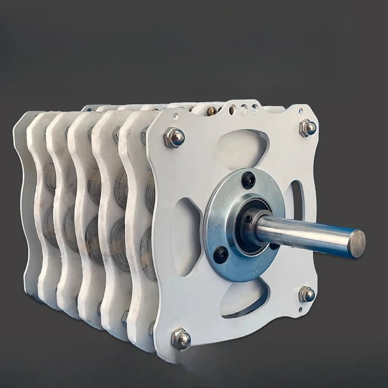 High-Power Superimposed Disc-Type Permanent Magnet Ironless Core Generator DIY Low-Speed Brushless
High-Power Superimposed Disc-Type Permanent Magnet Ironless Core Generator DIY Low-Speed Brushless