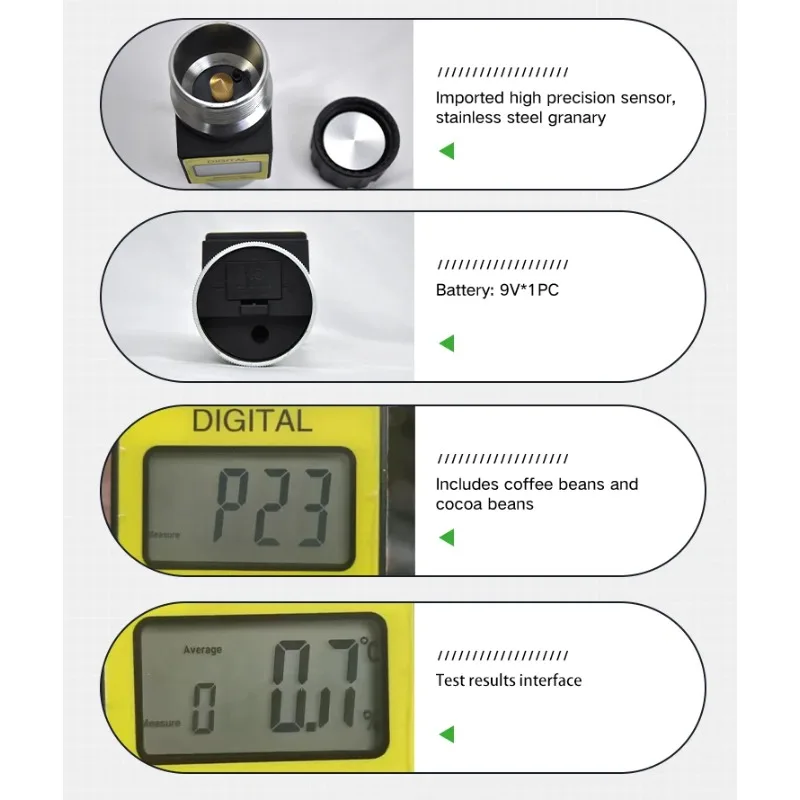 2026SKZ111B-2A Smart Fast Accurate Moisture Testing Grain Green Coffee Cocoa Beans Moisture Meter Tester
2026SKZ111B-2A Smart Fast Accurate Moisture Testing Grain Green Coffee Cocoa Beans Moisture Meter Tester