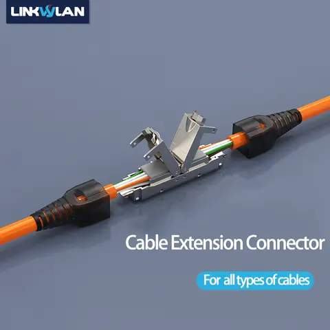RJ45 Cat5e Cat6A Cat7 LAN-Kabel Werkzeugloser Verlängerungsstecker Netzwerk Extender Junction Adapter Anschlussdose