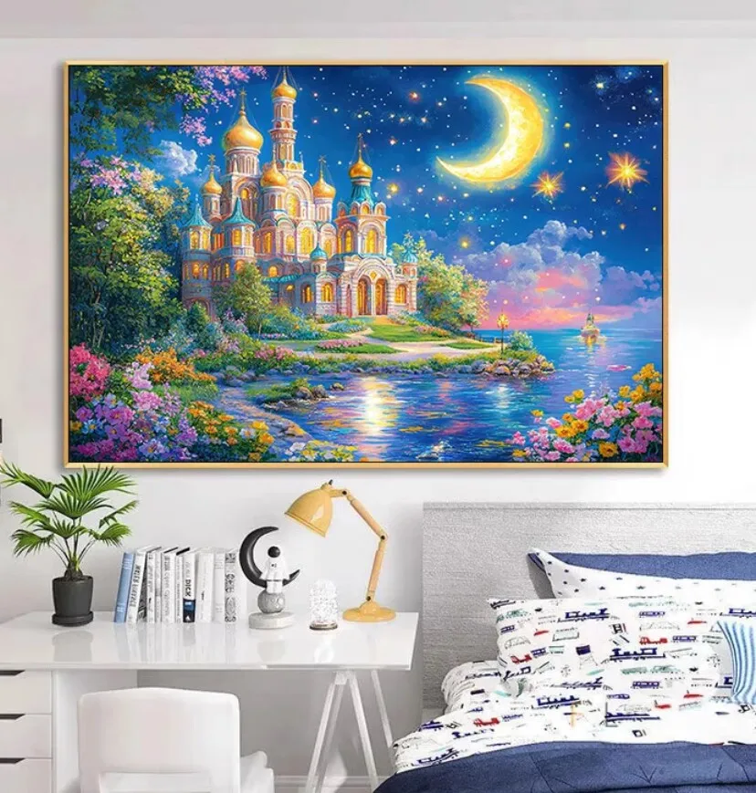 9ct 60x80 см замок вышивка крестиком DIY печатные наборы набор для рукоделия домашний декор ремесла новый
9ct 60x80 см замок вышивка крестиком DIY печатные наборы набор для рукоделия домашний декор ремесла новый