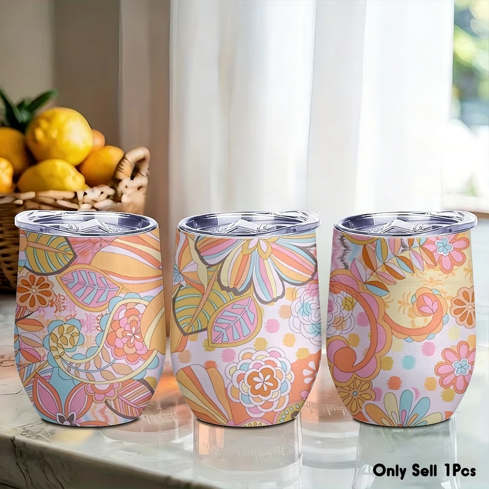 Psychedelic Art Vacuum Flasks 12oz Eggshell Cup With Lid Portable Coffee Cups Travel Household Office Drinking Mug
Psychedelic Art Vacuum Flasks 12oz Eggshell Cup With Lid Portable Coffee Cups Travel Household Office Drinking Mug