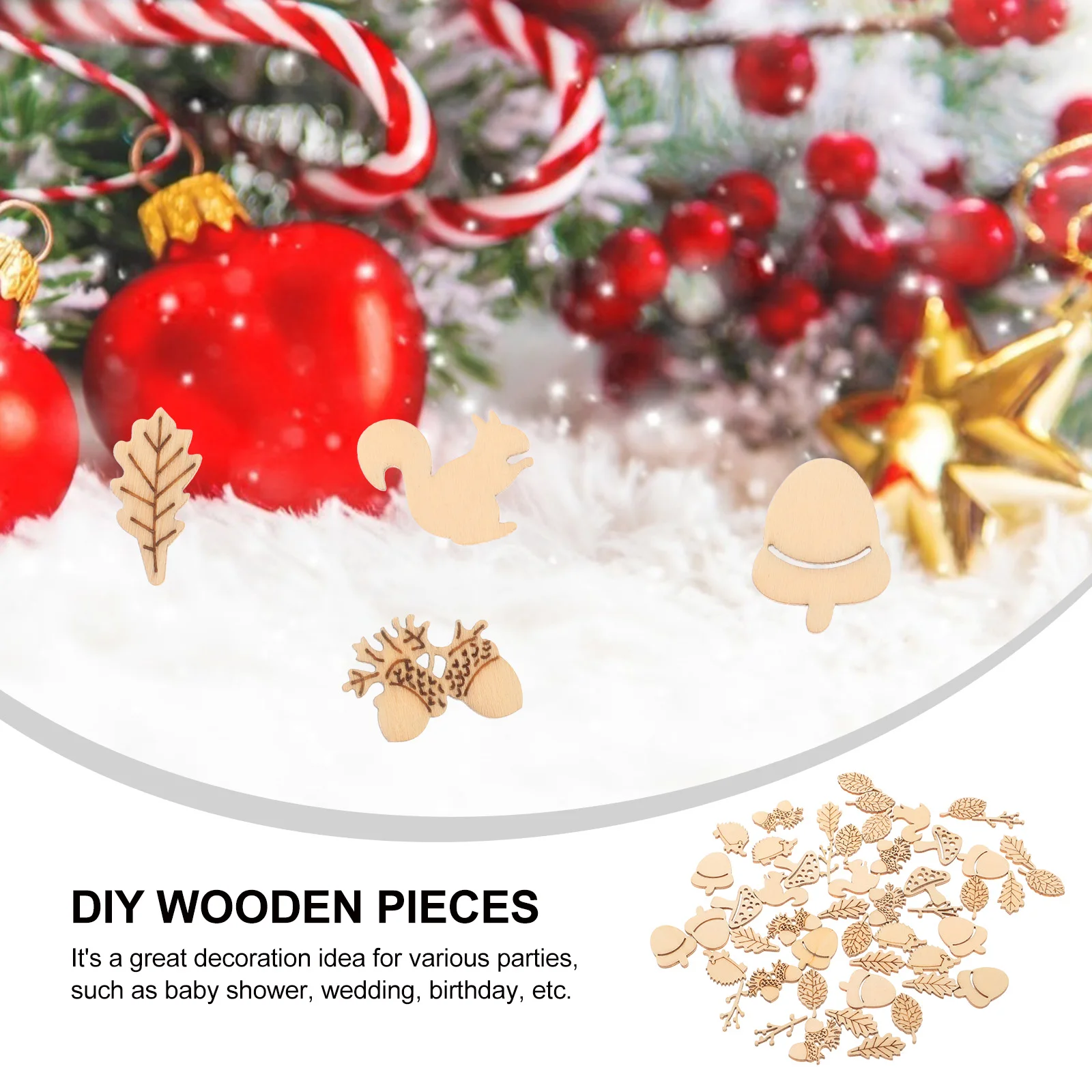 50pcs Graffiti Decoration Eco-Friendly Wood Slices DIY Craft Mini Log Pieces for Wedding Baby Shower Party DIY for Craft
50pcs Graffiti Decoration Eco-Friendly Wood Slices DIY Craft Mini Log Pieces for Wedding Baby Shower Party DIY for Craft
