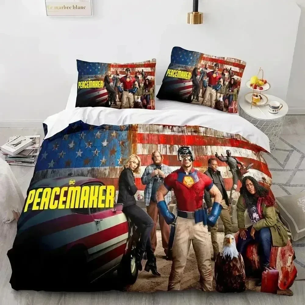 3D Print Peacemaker 3D NEW Duvet Cover Pillowcase Bedding Set Adult Boy Girl Bedroom Decoration Children Single Double Large
3D Print Peacemaker 3D NEW Duvet Cover Pillowcase Bedding Set Adult Boy Girl Bedroom Decoration Children Single Double Large
