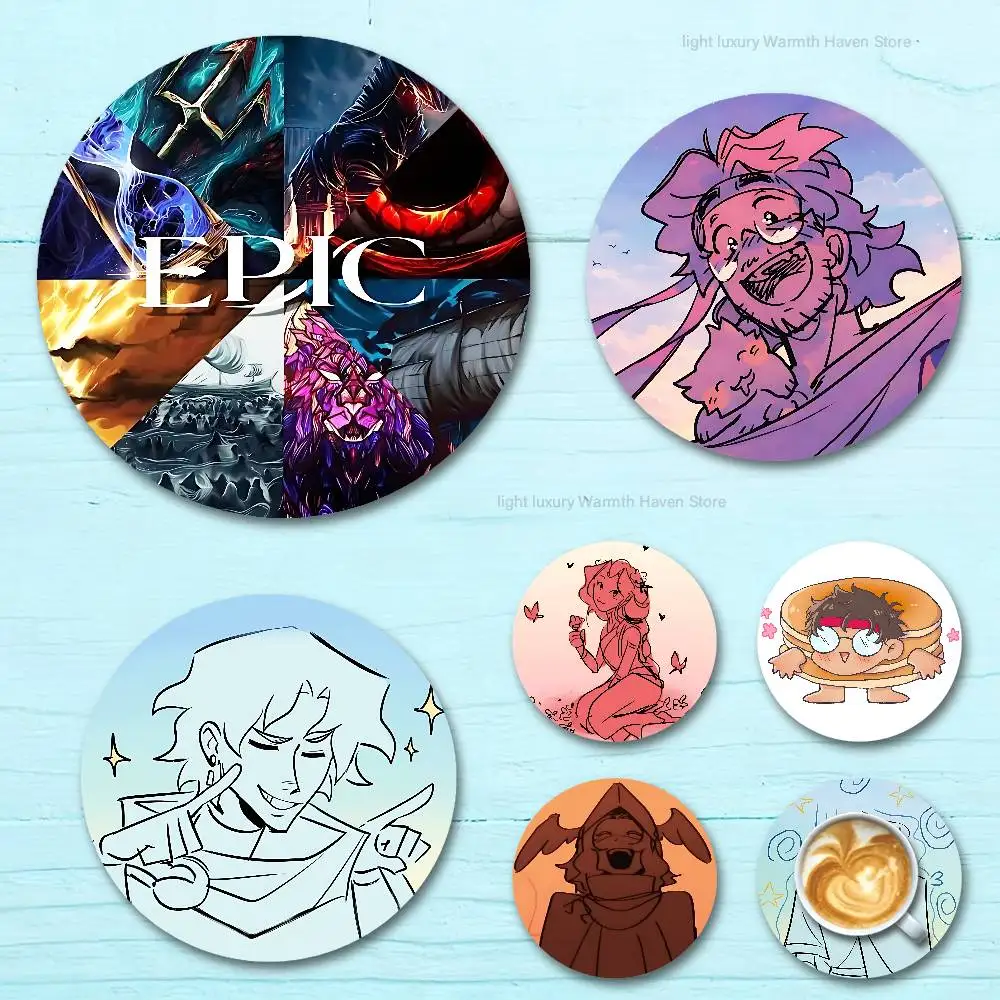 E-Epic The Musical Round Anime Wooden Coasters DIY Decorations Birthday Valentine Gifts
E-Epic The Musical Round Anime Wooden Coasters DIY Decorations Birthday Valentine Gifts