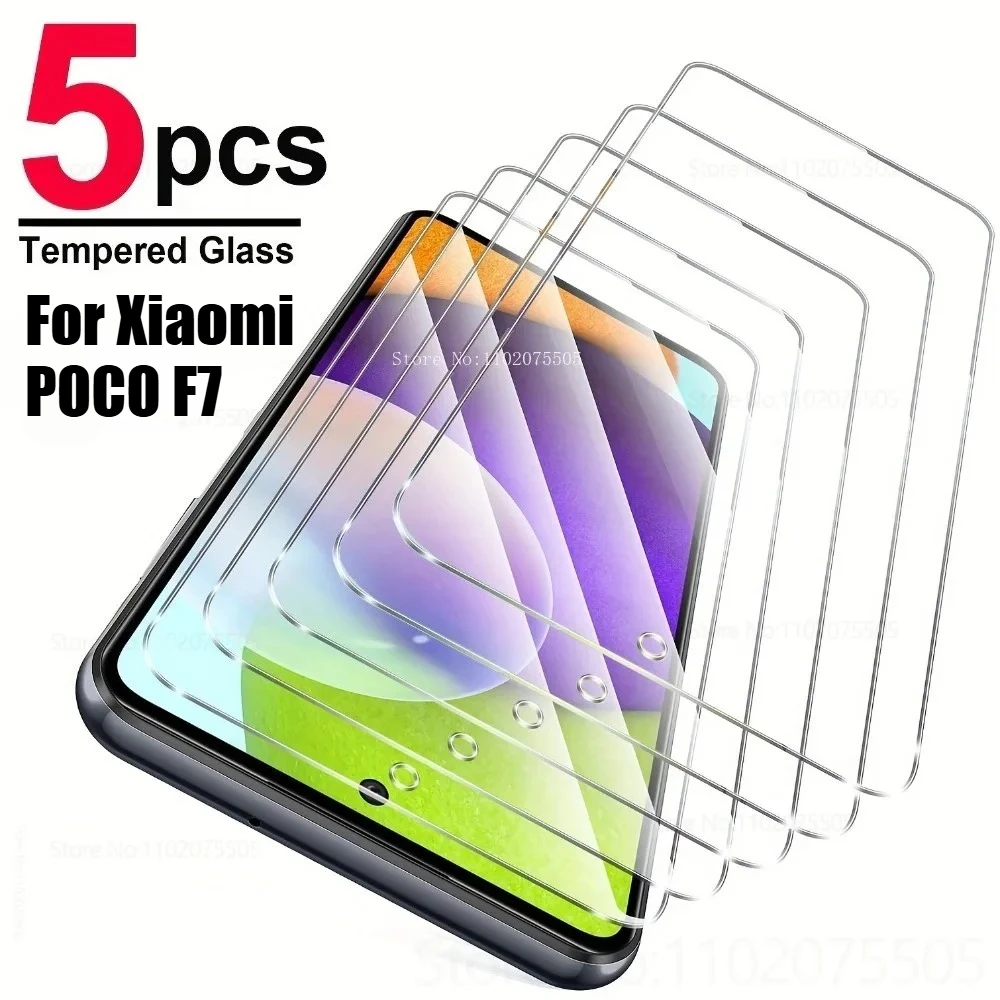 5PCS 9H Hardness Tempered Glass for Xiaomi Poco F5 Pro F3 GT F4 GT Ultra HD Screen Protectors for Poco F6 Pro F7 F7 Pro F7 Ultra
5PCS 9H Hardness Tempered Glass for Xiaomi Poco F5 Pro F3 GT F4 GT Ultra HD Screen Protectors for Poco F6 Pro F7 F7 Pro F7 Ultra