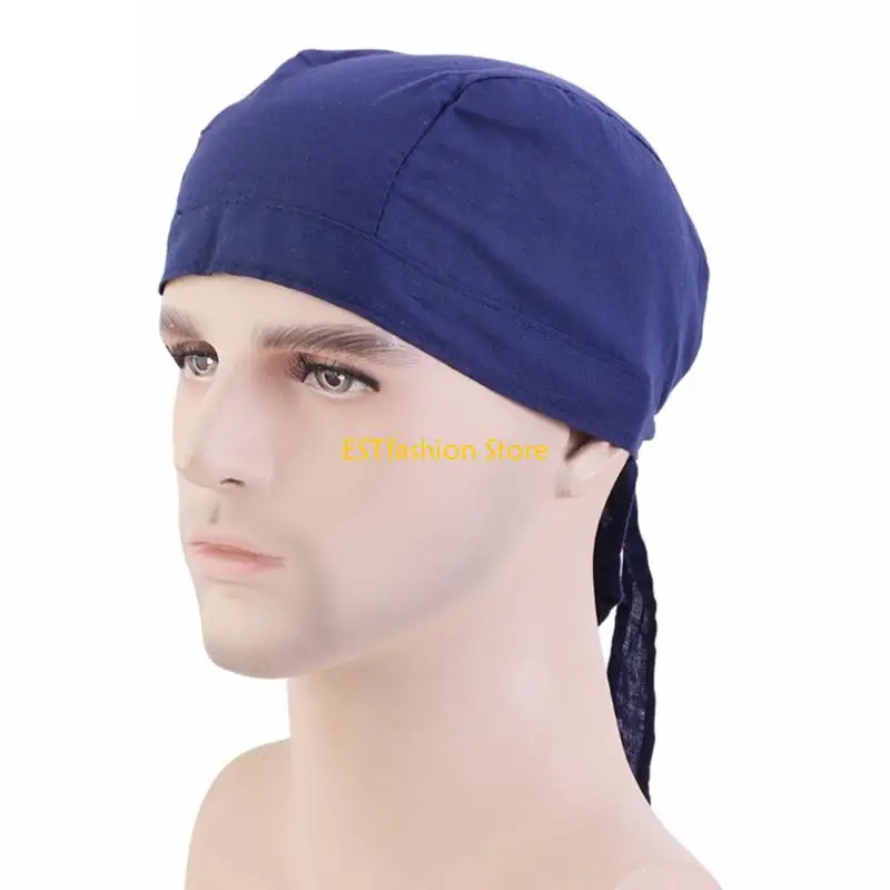 Y5GC Adjustable Chefs Pirate Hat Sweat Resistant Breathable Bandana Scarf Hat HeadCover Hat For Cooking Baking Service
Y5GC Adjustable Chefs Pirate Hat Sweat Resistant Breathable Bandana Scarf Hat HeadCover Hat For Cooking Baking Service
