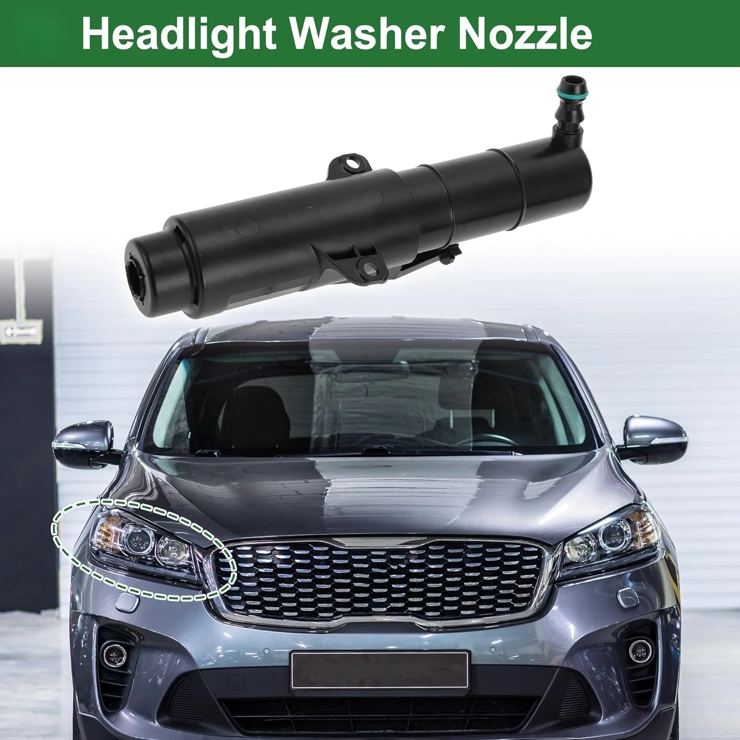 Front Right Side Headlight Headlamp Washer Nozzle Jet Sprayer for Mini Cooper R55 R56 R57 R58 R59 Part Number:61677157120
Front Right Side Headlight Headlamp Washer Nozzle Jet Sprayer for Mini Cooper R55 R56 R57 R58 R59 Part Number:61677157120