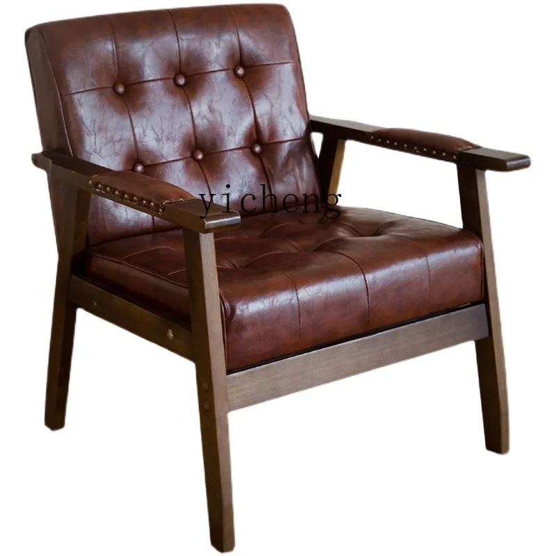 XL Solid Wood Single-Seat Sofa Chair Backrest Small Chair Bedroom Chair Living Room Armrest Seat
XL Solid Wood Single-Seat Sofa Chair Backrest Small Chair Bedroom Chair Living Room Armrest Seat