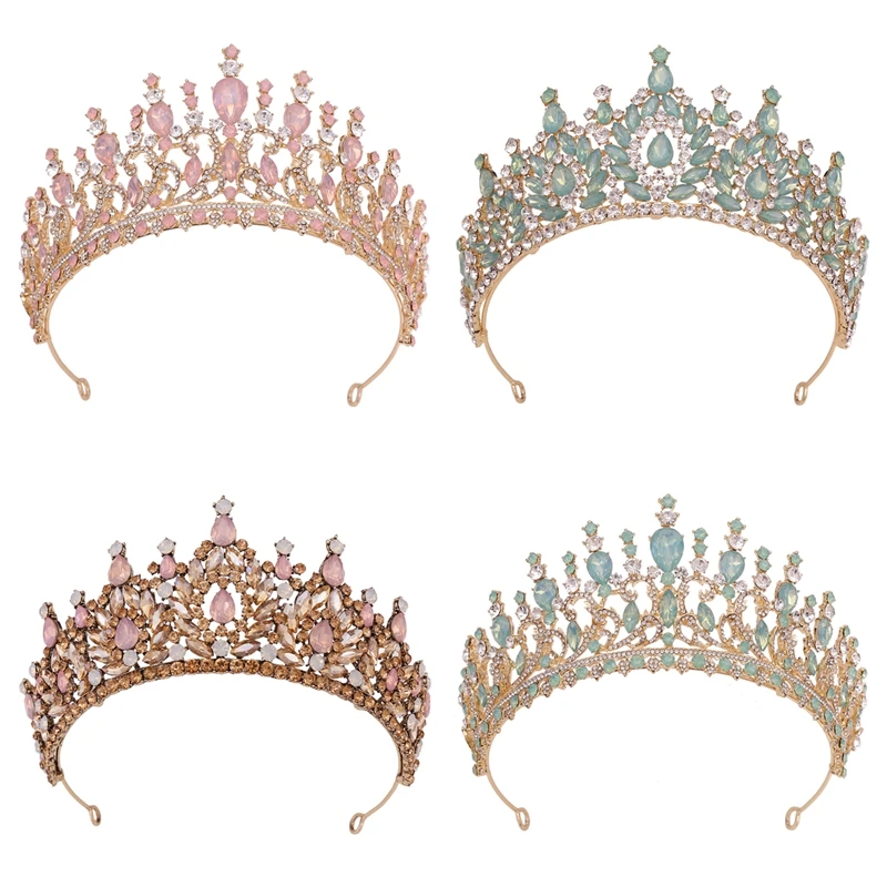Лидер продаж, свадебные хрустальные головные уборы, повязка на голову в стиле барокко, инкрустированная синими/розовыми опаловыми стразами, свадебная корона, производитель
Лидер продаж, свадебные хрустальные головные уборы, повязка на голову в стиле барокко, инкрустированная синими/розовыми опаловыми стразами, свадебная корона, производитель