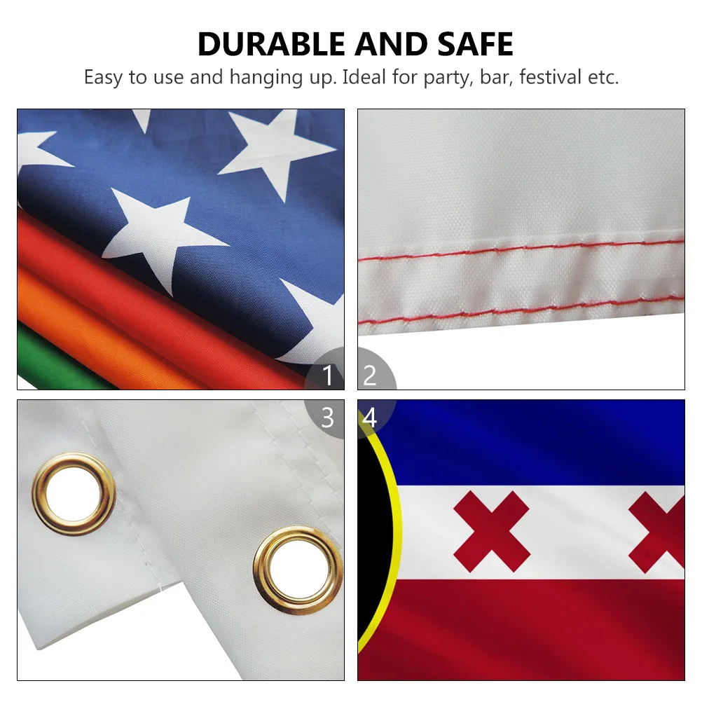 Manburg Flag Colorful Party Banner Hanging Decor Polyester Cloth Digital Printing Durable Safe Festive Atmosphere
Manburg Flag Colorful Party Banner Hanging Decor Polyester Cloth Digital Printing Durable Safe Festive Atmosphere