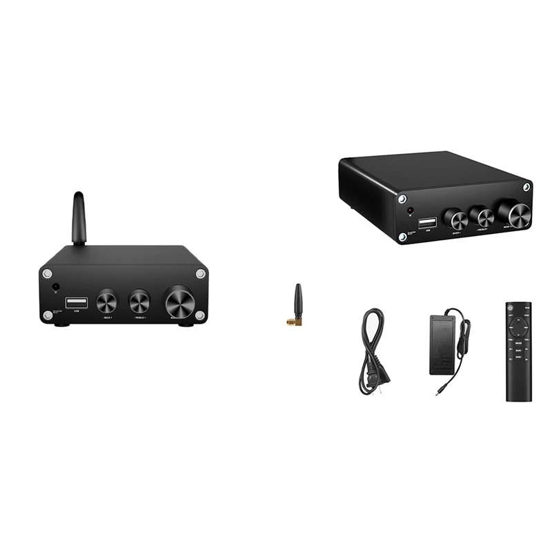 A22R-TPA3116 Bluetooth 5.3 Digital Power Amplifier Hifi Stereo Power Amplifier Audio Amplifier USB Decoder 50W+50W
A22R-TPA3116 Bluetooth 5.3 Digital Power Amplifier Hifi Stereo Power Amplifier Audio Amplifier USB Decoder 50W+50W