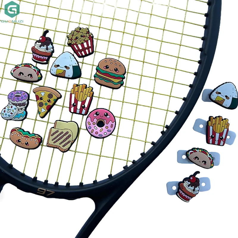 1PC Food Series Hamburger Tennis Racket Vibration Pizza Cookie Bread Donut Shape Shock Absorber Silicone Tennis Racquet Dampener
1PC Food Series Hamburger Tennis Racket Vibration Pizza Cookie Bread Donut Shape Shock Absorber Silicone Tennis Racquet Dampener